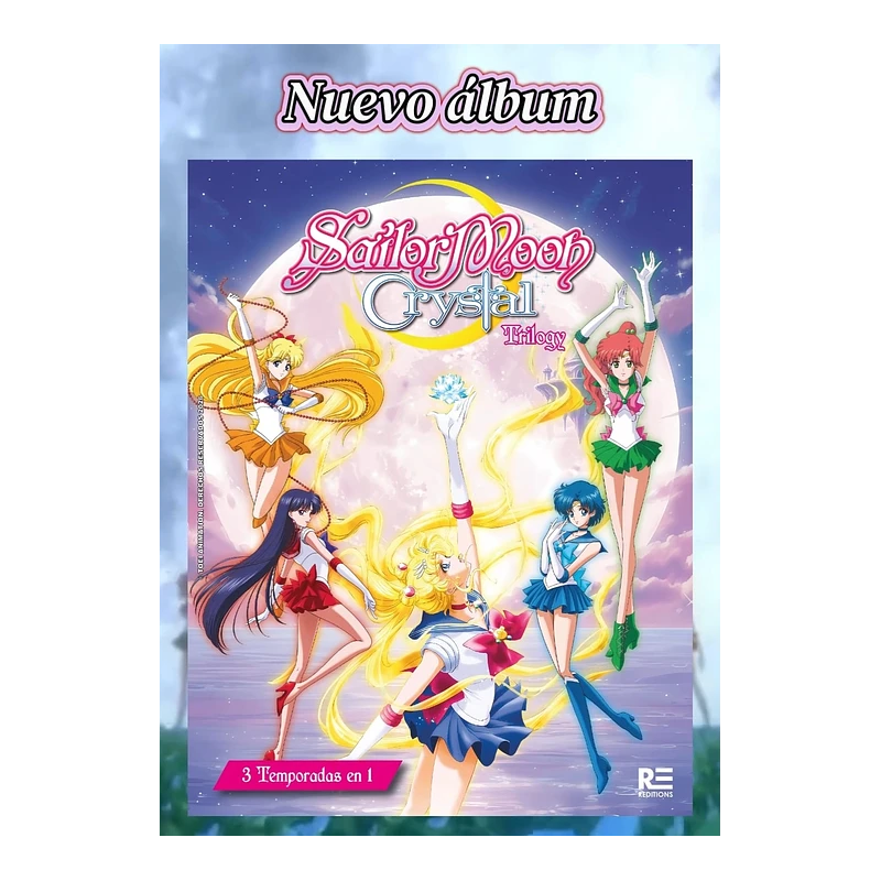 ALBUM SAILOR MOON TRILOGY COMPLETO A PEGAR
